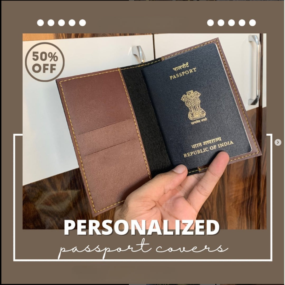 Personalized Passport Cover for both Men/Women