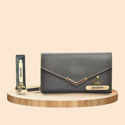 Personalized Gift Combo For Women (Wallet + Keychain)