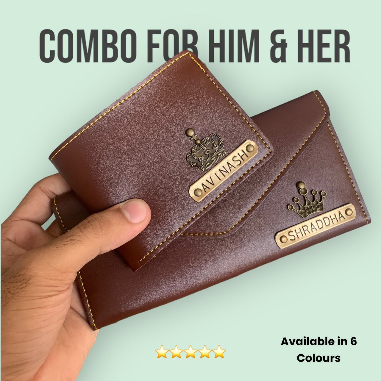 Wallet and Ladies Clutch Combo